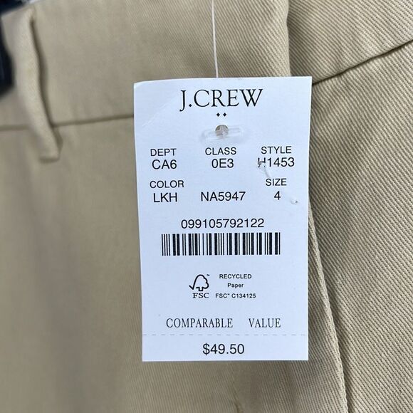 J.Crew Factory 5" Class Chino Shorts - Picture 7 of 7